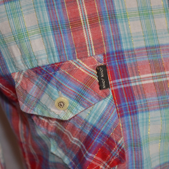 John, John Denim Women's Cowgirl Long Sleeve Shirt - Picture 2 of 4